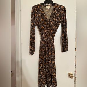 Michael Kors beautiful midi fall dress, size small. Looks like Anthropologie